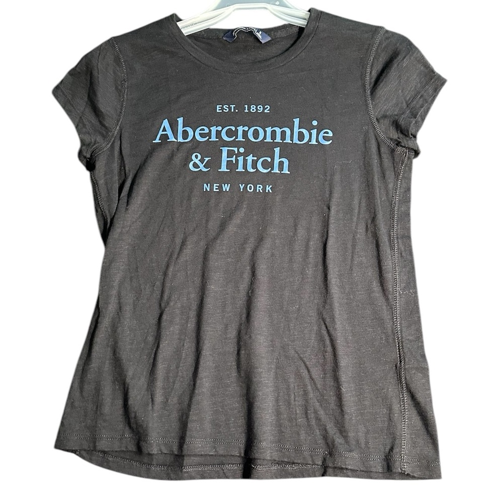 Abercrombie black logo tshirt